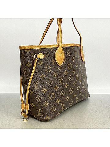 Louis Vuitton Louis Vuitton Monogram Neverfull PM Tote Bag M40155 Brown (Women's) (view 2)
