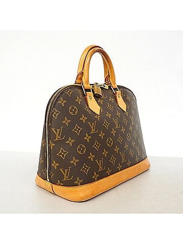 Louis Vuitton Louis Vuitton Alma Monogram Handbag M51130 Brown Women's (view 2)