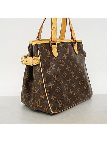 Louis Vuitton Louis Vuitton Monogram Batignolles Handbag M51156 Brown Women's (view 2)