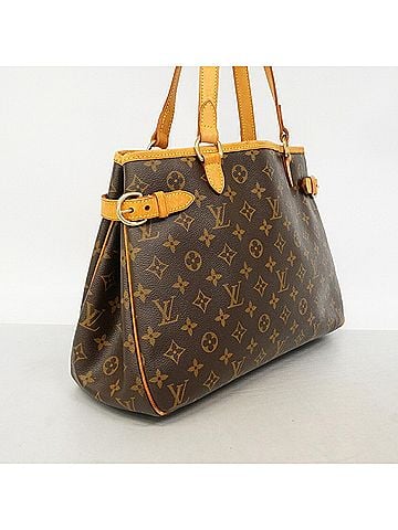 Louis Vuitton Louis Vuitton Monogram Batignolles Horizontal Tote Bag M51154 Brown Women's (view 2)