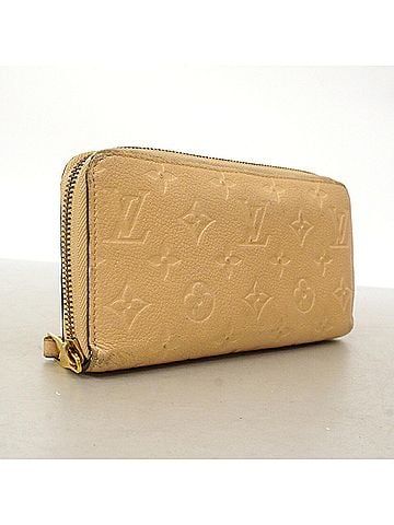 Louis Vuitton Louis Vuitton Monogram Empreinte Zippy Wallet M60746 Dune Women's Long (view 2)