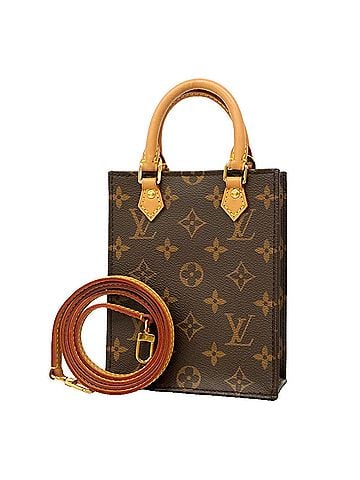 Louis Vuitton Louis Vuitton Monogram Petite Sac Plat Handbag M69442 Brown 2-way bag for women (view 1)