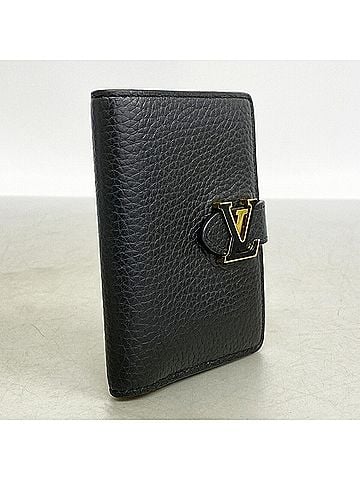 Louis Vuitton Louis Vuitton LV Vertical Wallet Compact M81561 Noir (Women's Wallet) (view 2)