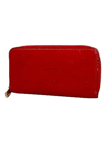 Louis Vuitton Louis Vuitton Vernis Zippy Wallet M90200 Cerise Women's Long (view 1)
