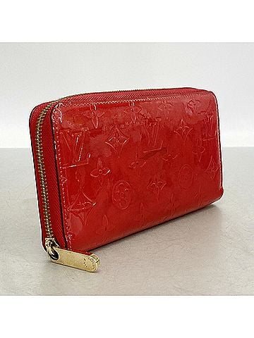 Louis Vuitton Louis Vuitton Vernis Zippy Wallet M90200 Cerise Women's Long (view 2)