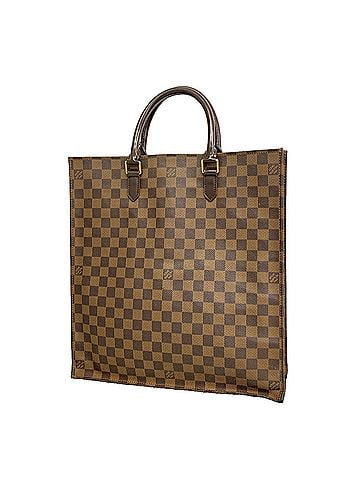 Louis Vuitton Louis Vuitton Damier Sac Plat Tote Bag N51140 Ebene Women's (view 1)