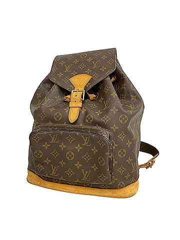 Louis Vuitton Louis Vuitton Monogram Montsouris GM Backpack/Daypack M51135 Brown (Women's) (view 1)