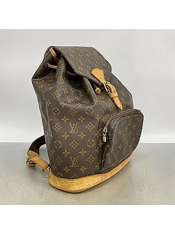 Louis Vuitton Louis Vuitton Monogram Montsouris GM Backpack/Daypack M51135 Brown (Women's) (view 2)