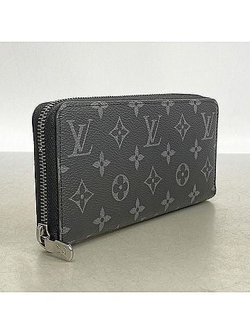 Louis Vuitton Louis Vuitton Monogram Eclipse Zippy Wallet Horizontal M11611 Black Men's Long (view 2)