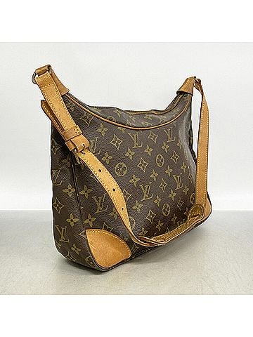 Louis Vuitton Louis Vuitton Monogram Boulogne 30 Shoulder Bag M51265 Brown Women's (view 2)