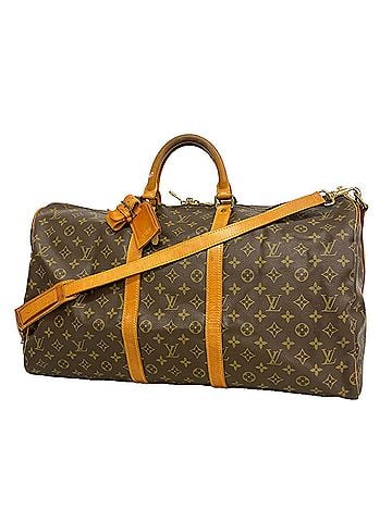 Louis Vuitton Louis Vuitton Bags - Boston Monogram Keepall Bandoulière 55 M41414 Brown Men's &amp; Women's (view 1)