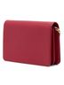 Prada 100% Leather Red Saffiano Lux Flip Lock Wallet on Chain One size - photo 3