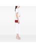 Prada 100% Leather Red Saffiano Lux Flip Lock Wallet on Chain One size - photo 2