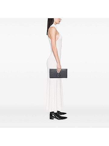 Bottega Veneta Nappa Intrecciato Turn Lock Clutch (view 2)