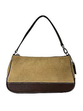Coach Hamptons Demi Suede Baguette Leather Shoulder Bag (view 1)