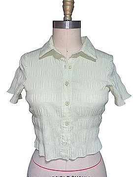 Kendall & Kylie Short Sleeve Button-Down Shirt (view 1)