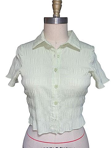 Kendall & Kylie Short Sleeve Button-Down Shirt (view 1)