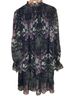 ALLSAINTS 100% Polyester 100% Polyester 100% Polyester Floral Multi Color Casual Dress Size 10 - photo 2