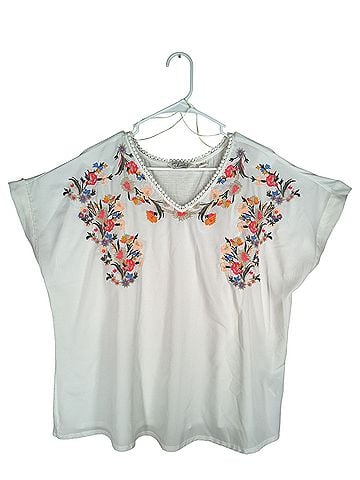 Caffé Marrakesh Short Sleeve Blouse (view 1)