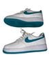 Nike 100% Leather White Teal Sneakers Size 7 1/2 - photo 14