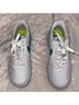 Nike 100% Leather White Teal Sneakers Size 7 1/2 - photo 5