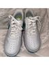 Nike 100% Leather White Teal Sneakers Size 7 1/2 - photo 13