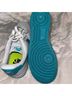 Nike 100% Leather White Teal Sneakers Size 7 1/2 - photo 6