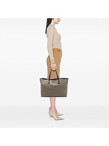 Gucci Large GG Supreme Tote (view 2)