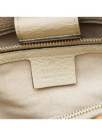 Gucci Large Calfskin Bamboo Shopper Satchel (view 2)
