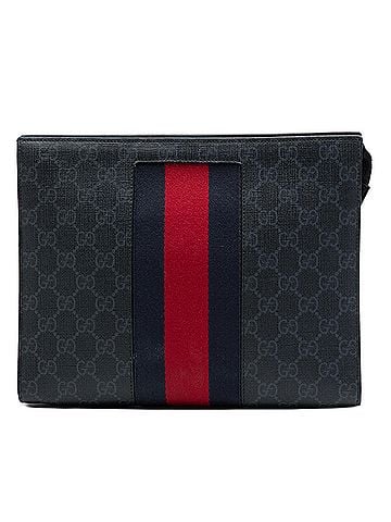 Gucci GG Supreme Web Clutch (view 1)