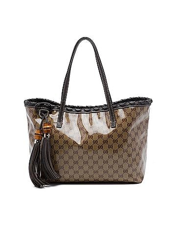Gucci GG Crystal Bamboo Tassel Tote (view 1)