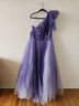 Mac Duggal 100% Polyester Ombre Purple Cocktail Dress Size 18 - photo 3