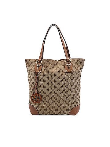 Gucci GG Canvas GG Charm Tote (view 1)