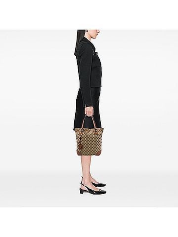 Gucci GG Canvas GG Charm Tote (view 2)