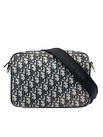 Dior Oblique Canvas Saddle Triple Pouch (view 1)