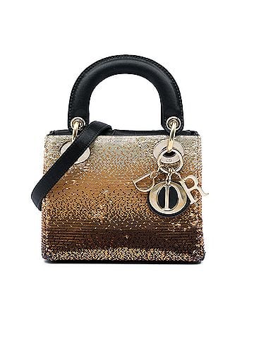 Dior Mini Satin Sequin Gradient Lady Dior (view 1)