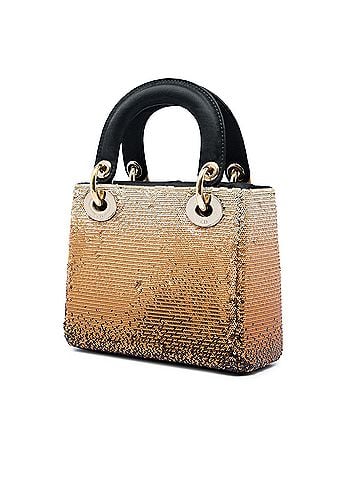 Dior Mini Satin Sequin Gradient Lady Dior (view 2)