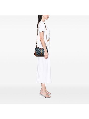 Gucci Small GG Denim Jackie 1961 Crossbody (view 2)