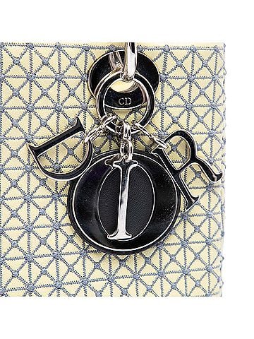 Dior Medium Embroidered Lambskin Microcannage Lady Dior (view 2)