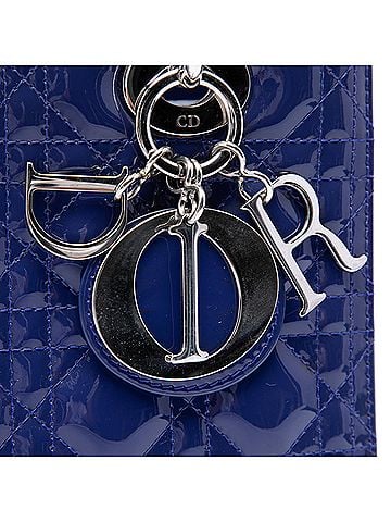 Dior Medium Patent Cannage Lady Dior (view 2)