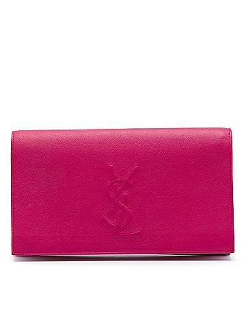 Saint Laurent Leather Belle De Jour Clutch (view 1)