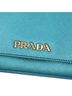 Prada 100% Leather Blue Saffiano Lux Chain Shoulder Bag One size - photo 6