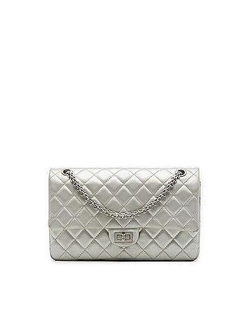 Chanel Quilted Metallic Aged Calfskin Reissue 2.55 Double Flap 226 (view 1)