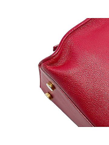 Saint Laurent Small Leather Monogram Downtown Cabas Satchel (view 2)