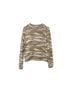 PrAna Animal Print Tan Brown Ivory Pullover Sweater Size L - photo 2