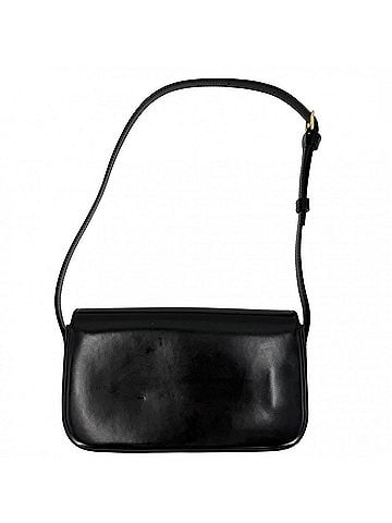 Céline Celine Triomphe Claude Mini Shoulder Bag for Women, Leather, Black, Gold Hardware (view 2)