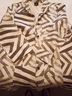 Connie Roberson Chevron-herringbone Multi Color Button-Down Shirt Size M - photo 4