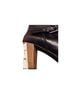 DERiMOD Women's Black Buckled Thick Heel Leather Boots - photo 2