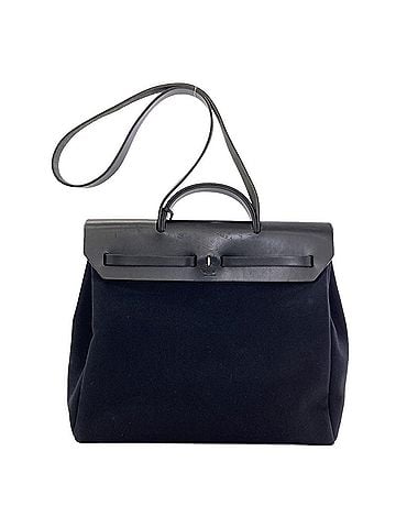 Hermès Hermes Herbag MM Silver Hardware Handbag Toile Officier Women's HERMES (view 2)