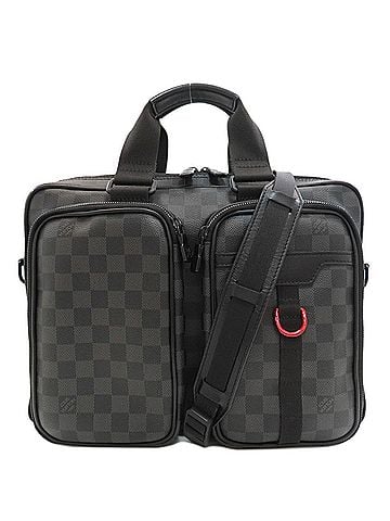 Louis Vuitton Louis Vuitton M40278 Utility Business Bag, Damier Canvas, Men's LOUIS VUITTON (view 1)